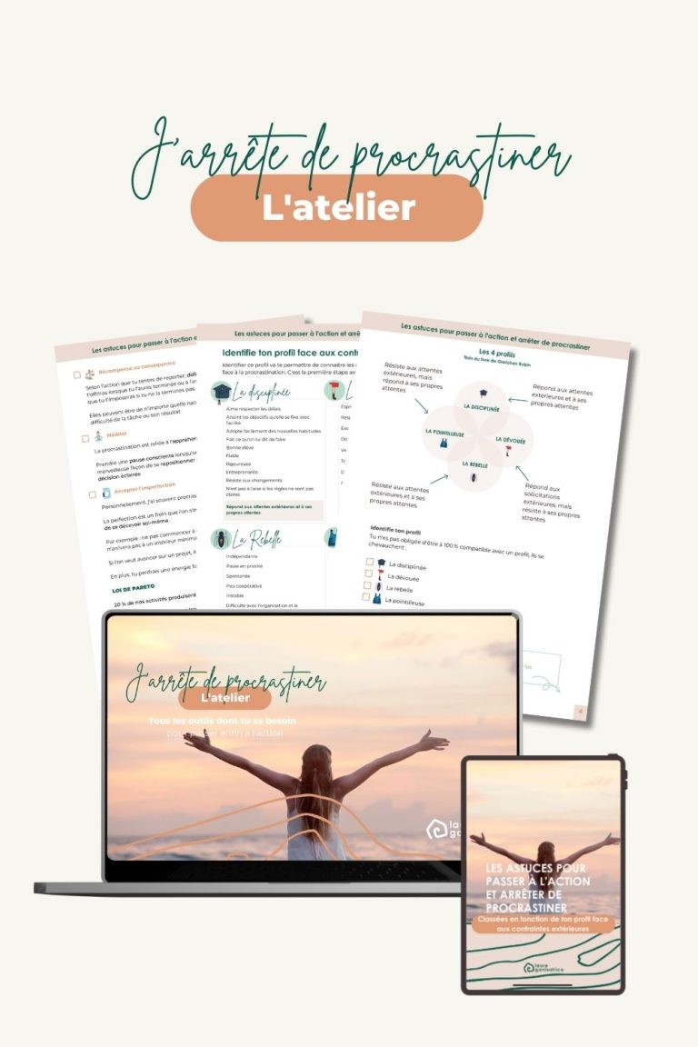 Découvre les astuces d'une Home Organiser pour arrêter de procrastiner au quotidien et passer enfin à l'action
